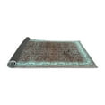 thumbnail image 2 of Ahgly Company Indoor Square Persian Light Blue Traditional Area Rugs, 5' Square, 2 of 4