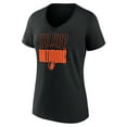 thumbnail image 2 of Women's Fanatics Black Baltimore Orioles Local V-Neck T-Shirt, 2 of 3