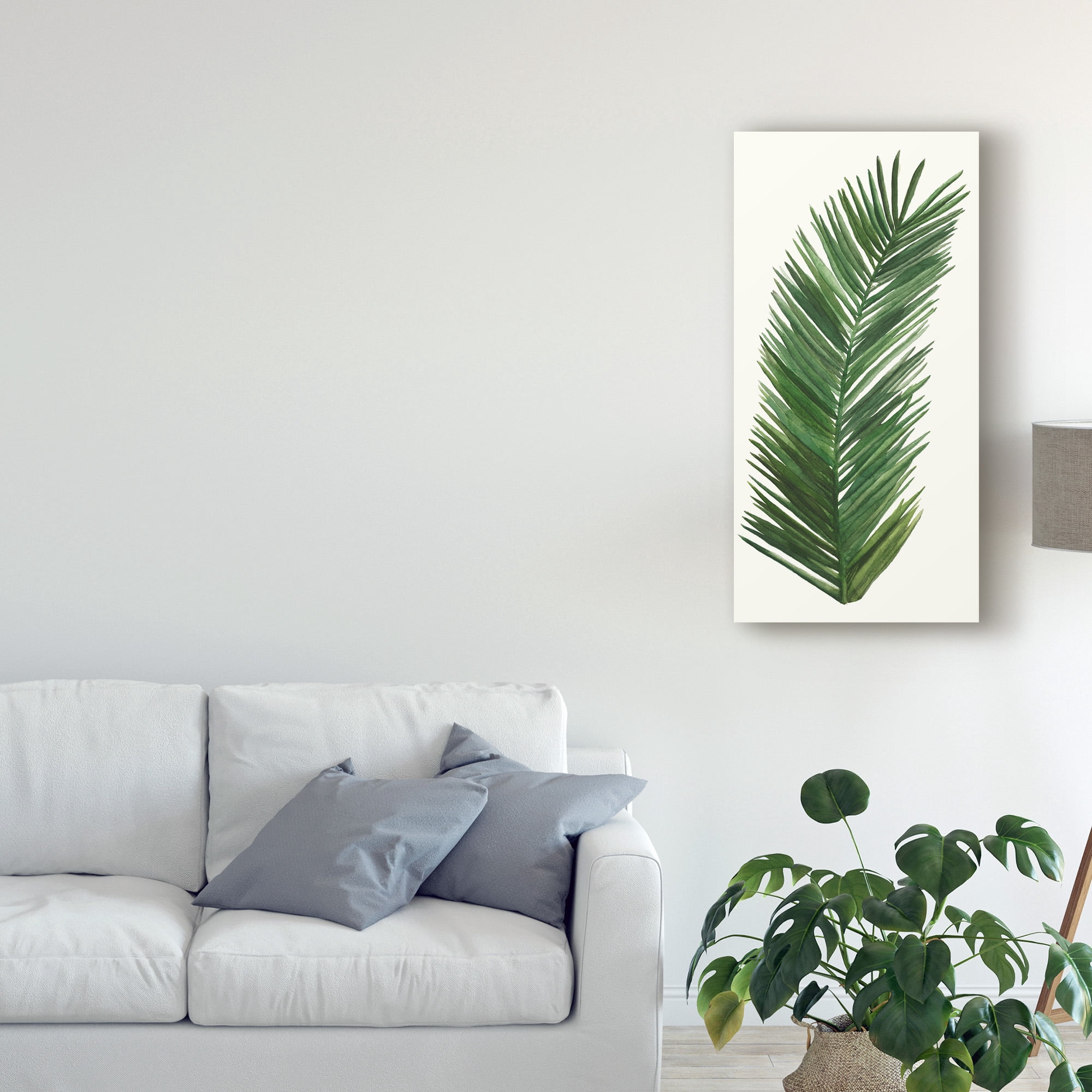 Trademark Fine Art 'Tropical Breeze Leaves V' Canvas Art by Naomi McCavitt