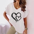 thumbnail image 2 of Shirts for Women Trendy Summer Summer Shirts for Teens Modest Summer Tops for Women Over 50 Tie Front Try Before You Buy Womens Clothing, 2 of 4