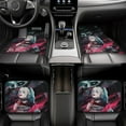 thumbnail image 6 of Joker Harley Quinn Car Floor Mats 4-Piece Full Set Front Rear Auto Foot Mats Carpets Car Foot Pad Interior Accessories Decor, 6 of 6