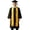 Gold, variant on SRZYMJ Plain Graduation Honor Stole Classic End With Trim Unisex Adult 72" / 60" Long
