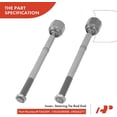 thumbnail image 4 of A-Premium 6Pcs Front Suspension Kit Stabilizer Bar Link Steering Tie Rod End Compatible with Tesla S 2014 2015 2016, AWD, 4 of 8