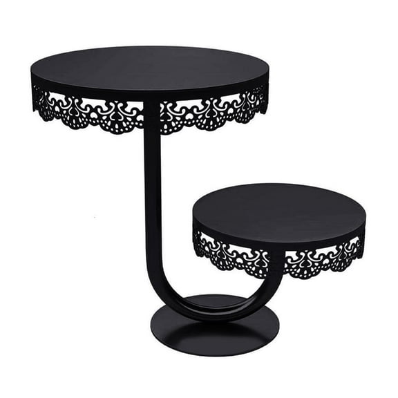 Iron Cake Display Rack Multi Tiers Pastries Holder Desert Presentation Tray for Home Gatherings and Restaurant Use