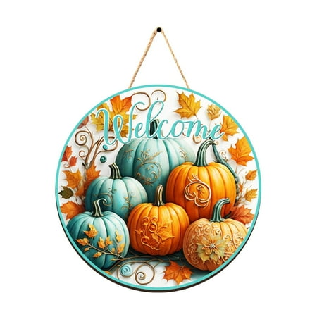 

Hello Fall Decorations For Home Fall Door Sign Pumpkin Wreath Hanger Wall Door For Indoor Outdoor Front Door Porch Farmhouse Thanksgiving Wall Decorations Floral Wall Decorations for Living Room Wall