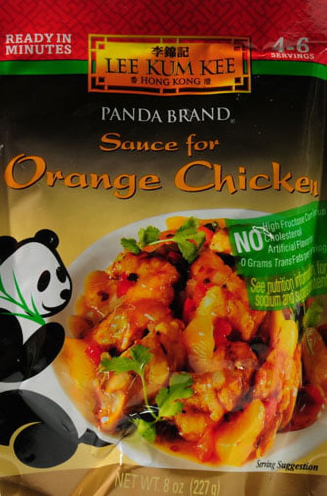 (2 pack) Lee Kum Kee Panda Brand Sauce for Orange Chicken, 8 oz Bottle (Sauce)