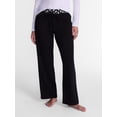thumbnail image 2 of Women’s Halloween Printed Foldover Waistband French Terry Lounge Pants, 29" Inseam, Sizes XS–3X, 2 of 5