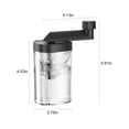 thumbnail image 3 of Yatlte Manual Stainless Steel Coffee Grinder, Stainless Steel Conical Hand Coffee Grinder Mill, Portable Conical Burr Grinder for Camping, Travel, Espresso, With Hand Crank, 3 of 7