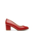 thumbnail image 3 of BURUDANI Women's Pumps Low Chunky Block Heel Dress Shoes Closed Toe Comfortable Heels, 3 of 7