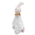 thumbnail image 4 of Baby Security Blanket Bright Color Plush Comfortable Baby Snuggle Blanket Cute Animal Doll White, 4 of 4