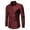 Red, variant on Floenr Mens T Shirts,Men's Printed No Iron Loose Button Lapel Long Sleeved Shirt