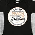 thumbnail image 4 of Inktastic I Wear Peach for My Grandma Uterine Cancer Awareness Boys or Girls Baby Bodysuit, 4 of 5