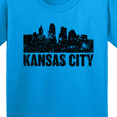 thumbnail image 4 of Inktastic Kansas City Skyline Grunge Youth T-Shirt, 4 of 5
