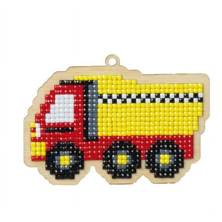 UPC: 4630055961627 | Diamond Painting Charm Kit For Creativity & Leisure Diamond Mosaic Ornament KIT Lorry WWp140 Square Acrylic Rhinestones For Diamond Art Sorted Magnet Included