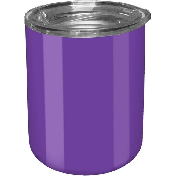 True North Insulated Lowball Cocktail Tumbler, 10oz (Sport Purple)