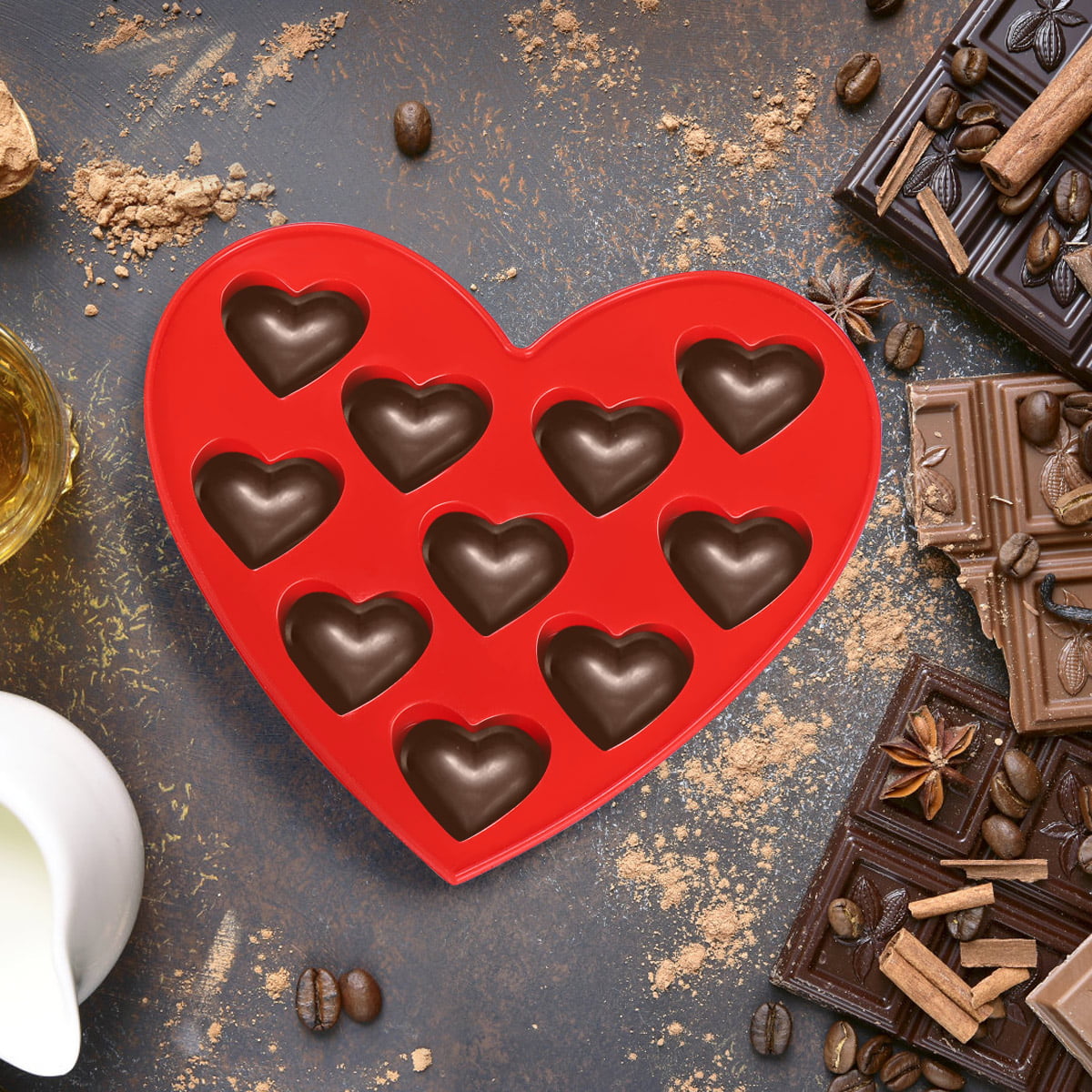 HIC Harold Import Co Chocolate Heart Mold