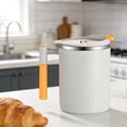 thumbnail image 5 of Clearance Under $6 Light Gray Double Wall Vacuum Insulated Coffee Mug, 450ml Stainless Steel Travel Cup with Lid and Handle, 5 of 5