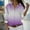 Purple, variant on Royisotas Gradient Color Women's Plus Size Tops Casual Collared Long Sleeve Winter Plus Size Button Down Shirts for Women Lapel Red Button up Shirts