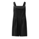 thumbnail image 4 of ICHUANYI Clearance Fashion Women Casual Sold Color Shoulder Button Suspender Jumpsuits Wide Pocket Leg Pant(Black, XL) ICHUANYI WER2023081000691, 4 of 5
