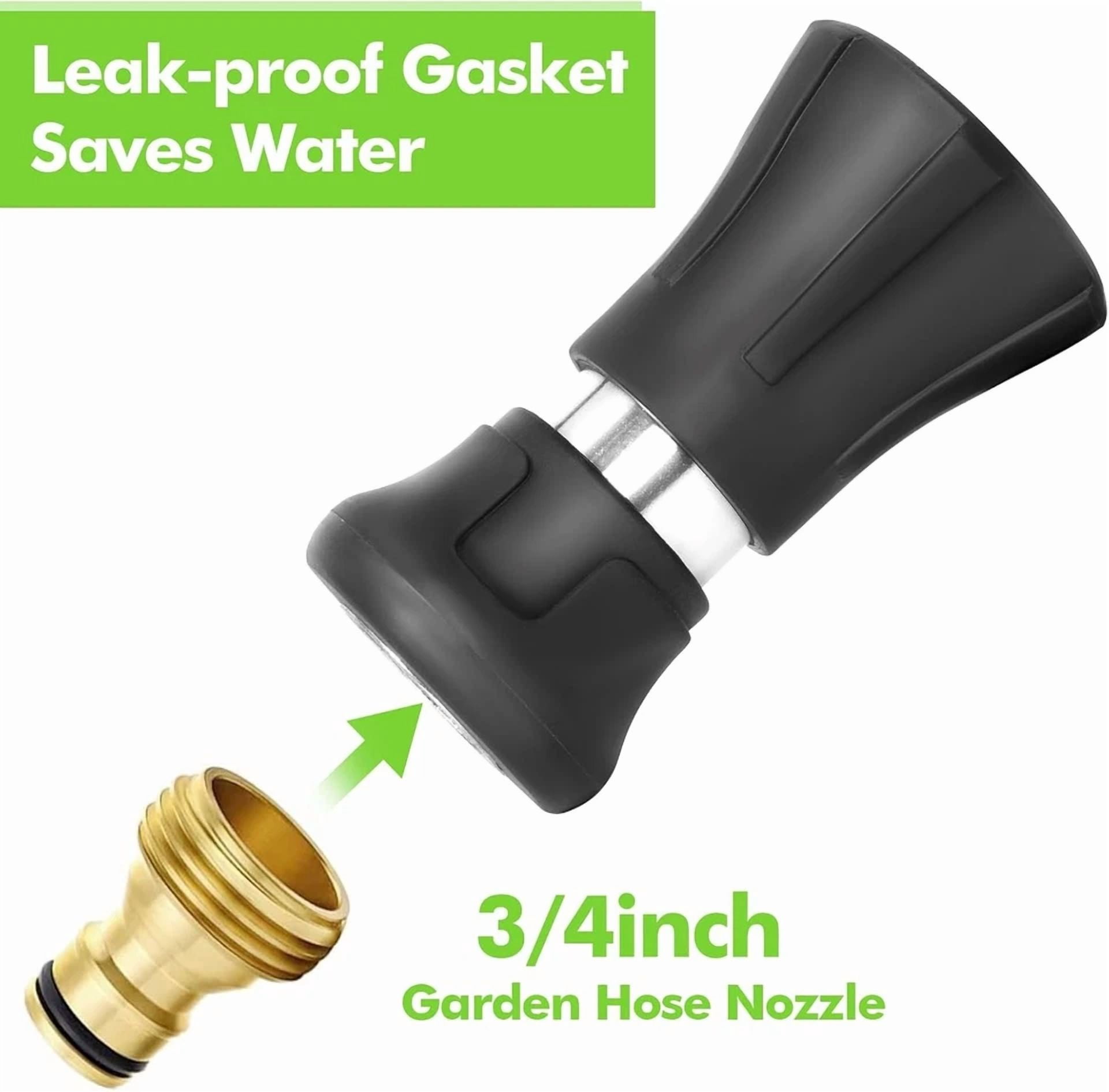 PURELY- Fire Hose Nozzle Water Sprayer Garden Adjustable High Pressure Washer Jet New