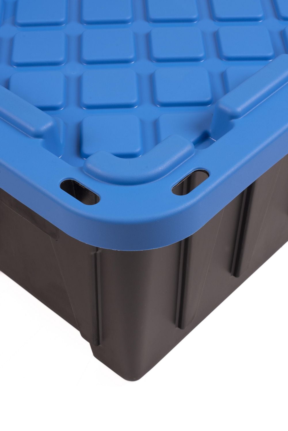 Ramtuff Strong Box 45-L Black and Blue Lid, Ramtuff Strong Box 45L Blue Lid