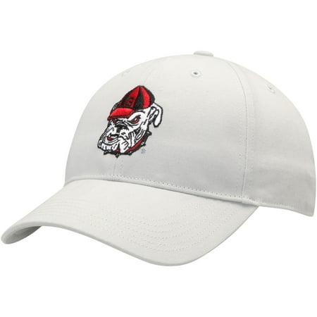 - Men's Gray Georgia Bulldogs Basic Adjustable Hat - OSFA