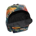 thumbnail image 6 of FORMRS School Backpack with Front Zippered Pocket 12" Student Travel Daypack, Green Goldfish, 6 of 6