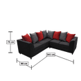 thumbnail image 2 of Sala Esquinera Divo.  211 x 102 x 85 cm Sofá. Love Seat, 2 of 2