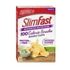 SlimFast Advanced Nutrition 100 Calorie Snacks, Sour Cream & Onion Baked Chips, Pack of 5