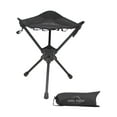 thumbnail image 1 of Taburete trípode plegable Taburete giratorio para acampar Silla de asiento portátil versátil con Negro, 1 of 8