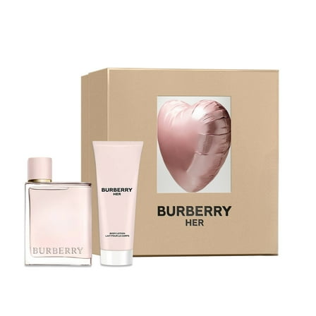 Burberry Her 2PC Gift Set for Women EDP Spray 1.6 oz Body Lotion 2.5 oz