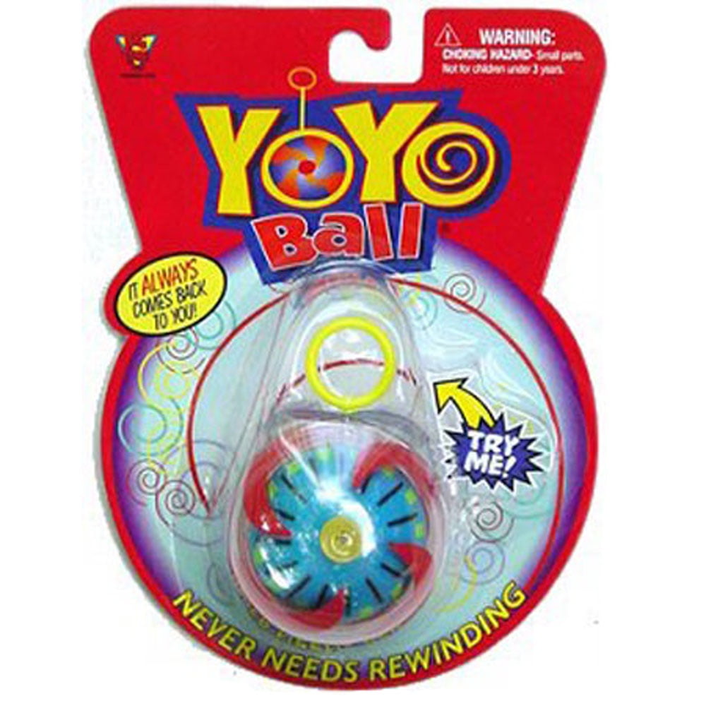 YoYo Ball (Assorted Colors and Patterns) Yo-Yo Ball by Big Time Toys - Walmart.com