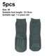 thumbnail image 2 of 5 pares de calcetines antideslizantes para bebés hasta la rodilla antideslizantes, 2 of 5