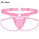 thumbnail image 2 of Men See-through Mesh Thong Underpants Male Bulge Pouch Leg Garter Low Rise G-string Jockstrap Sissy Lingerie Underwear NightwearOne Size Gong Bohan LED, 2 of 2