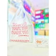 thumbnail image 3 of DAP Plastic Bags Durable Large HDPE T-Shirt Type Handle Bag, Thank You, 1000 Counts, 11" x 6.5" x 21", 3 of 6