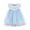 Blue, variant on Vedolay Little Girls Dress Girls Fall Dress Round Neck Long Sleeve Ruffle Fan Swing Maxi Long Dresses,Blue 3-6 Months
