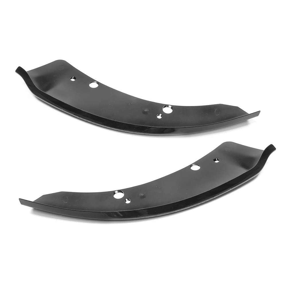 Ikon Motorsports Compatible with 15-23 Dodge Charger SRT Scat Pack Front Bumper Lip Splitter Gloss Black