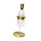 thumbnail image 4 of Decantador de vino Aireador de vino Decantador de licor vacío de 1,5 l Jarra de vino Whisky Oro con filtro, 4 of 9