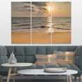 thumbnail image 1 of Design Art - Dark Tropical Sand Beach at Sunset, 1 of 3