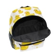 thumbnail image 6 of FORMRS School Backpack with Front Zippered Pocket 12" Student Travel Daypack, Yellow Rubber Ducks, 6 of 6