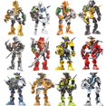 thumbnail image 5 of Hero Factory Star Warrior Bionicle Building Blocks Furno Evo Combined Robot Mech Model Bricks Set Toys For Kids Holiday Gifts, 5 of 5