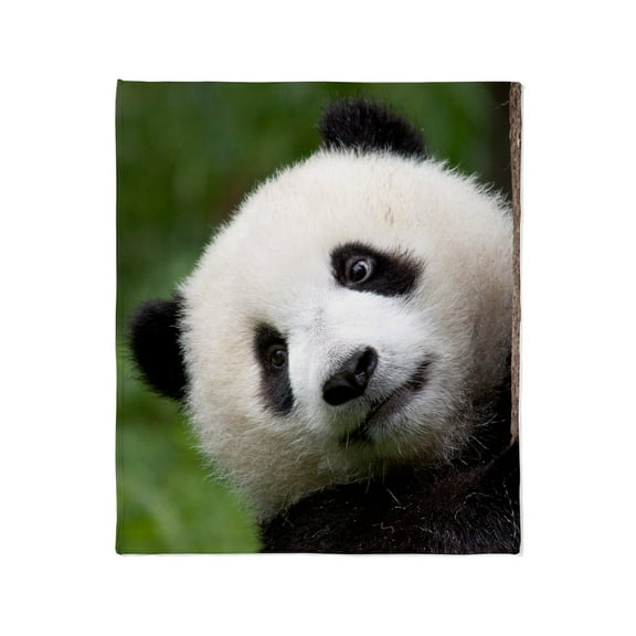 CafePress - Panda Cub Throw Blanket - Soft Fleece Throw Blanket, 50"x60" for All Ages