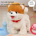 thumbnail image 3 of Toy Deals Vsontor Samoyed Walking Dog Toy For Girl Licking Barking Dog With Control Leash What You Say Talking Singing Tail Robot Dog Diy Pretend Dress A A, 3 of 6