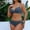 Blue, variant on Womens Bikini Sets Sexy Two Piece,Women Solid Color Sexy Backless Strap Bikini Swimsuit,