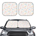 thumbnail image 2 of Yiaed Happy Easter Print Car Front Windshield Sun Shade,Foldable Anti-UV Car Sunshade for Front Window for Most Vehicles-Small, 2 of 5