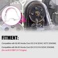 thumbnail image 2 of Clear Cam Gear Timing Belt Cover Turbo Cam Pulley for Honda Civic 96-00 D15 D16, 2 of 8