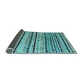 thumbnail image 2 of Ahgly Company Indoor Rectangle Abstract Light Blue Modern Area Rugs, 2' x 5', 2 of 4