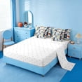 thumbnail image 4 of Erosebridal Plaid Soccer Baseball Bedding Comforter Set, Sport Full Bedding Set for Boys and Girls, Reversible 7 Pieces, 4 of 6