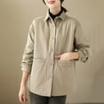 thumbnail image 2 of 100% Cotton Blouses For Women Plus Size Tops for Women Fall Sweatshirts for Women Funny Fall Sweaters for Women 2025 Ladies Fall Pullover Tops, 2 of 7