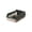 GN, variant on EGNMCR Stainless Steel Semi Enclosed Cats Litter Box High Wall Oppose Scatter Odor Control Kitty Litter Pan Non Slide Base Foolproof Clean Designs Stainless steel cat litter b ox
